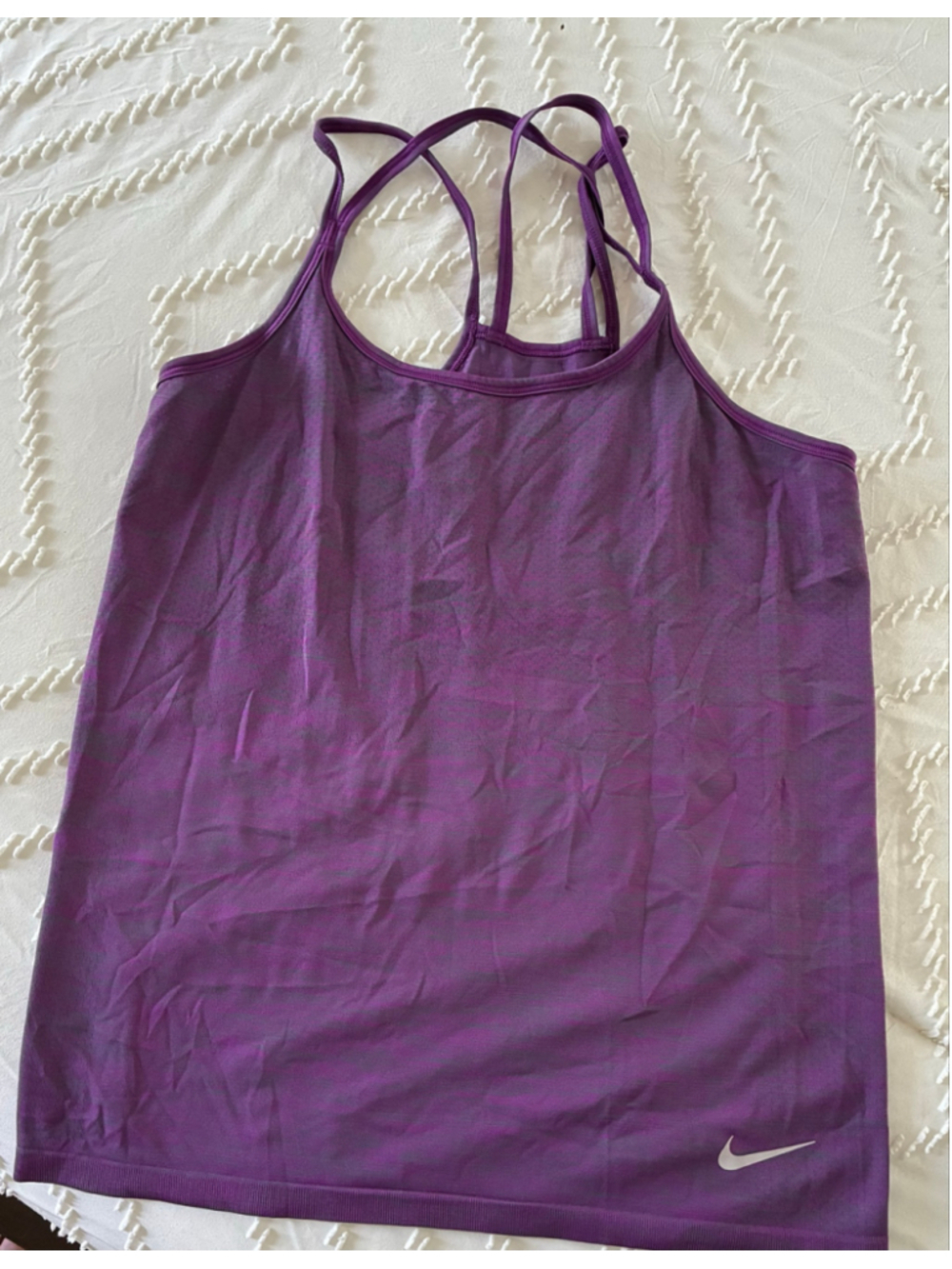 Nike Dri-FIT Athletic Tank Top Purple women Size L